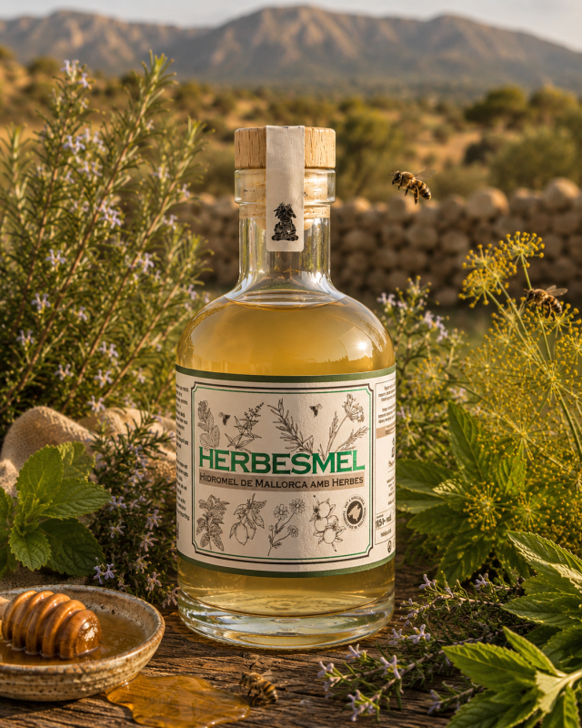 Herbesmel - Mandragora Hidromel - Hidromiel con botánicos de Mallorca