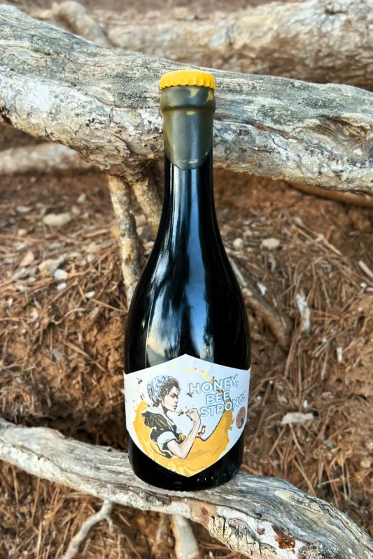 Cerveza + Hidromiel - Honey Bee Strong! Braggot Strong Ale Bourbon Oak Aged