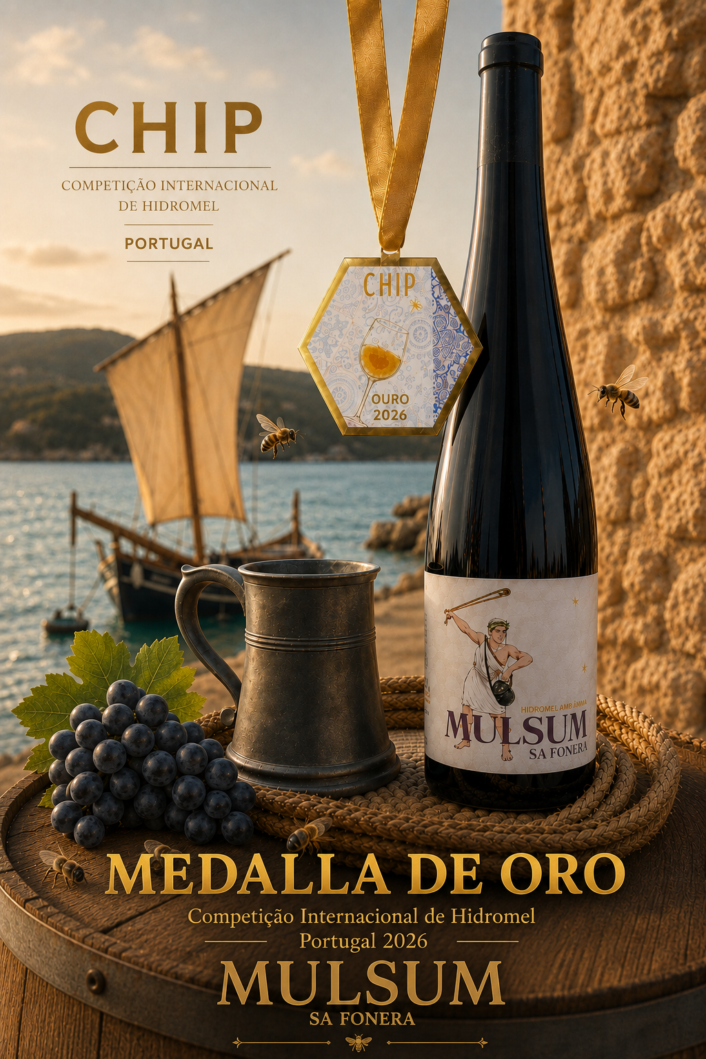 Mulsum Sa Fonera - Medalla oro en Portugal - Mandragora Hidromel