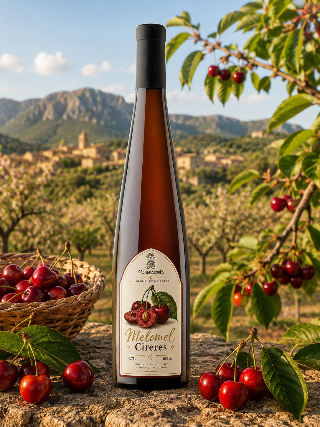 Melomel Cireres - Mandragora Hidromel - Hidormiel con Cerezas mallorquinas